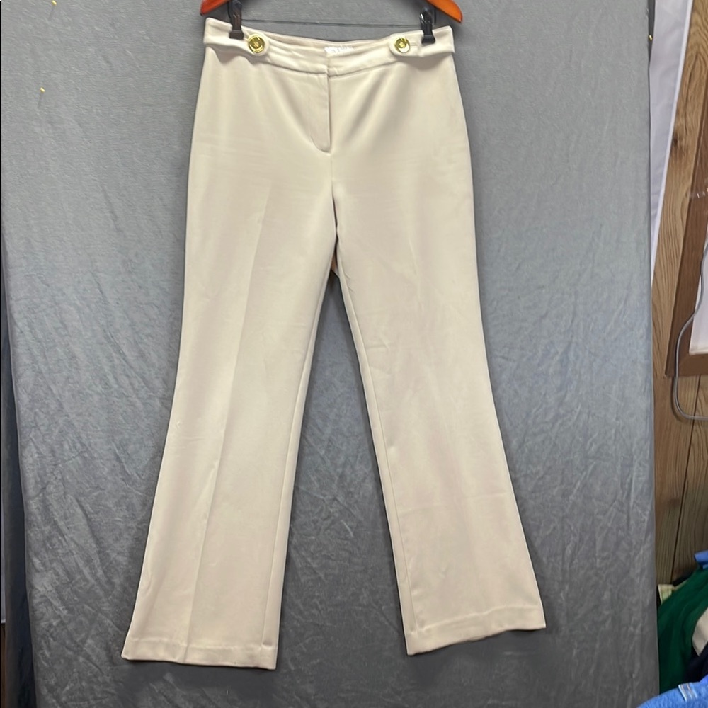 Chaus Cream Boot‎ Cut Flare Pants